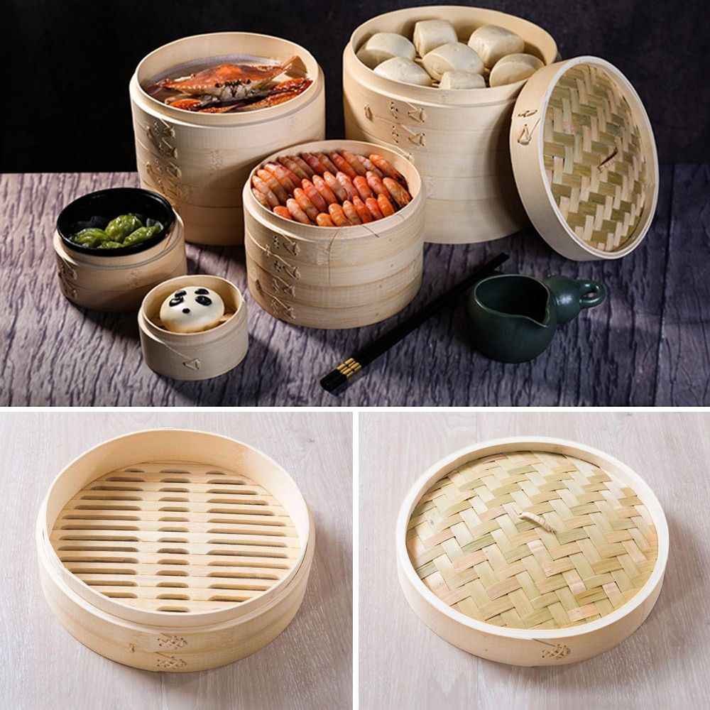 Bao Steamer Bamboo - Kosz na bambusowe naczynie parowe z
