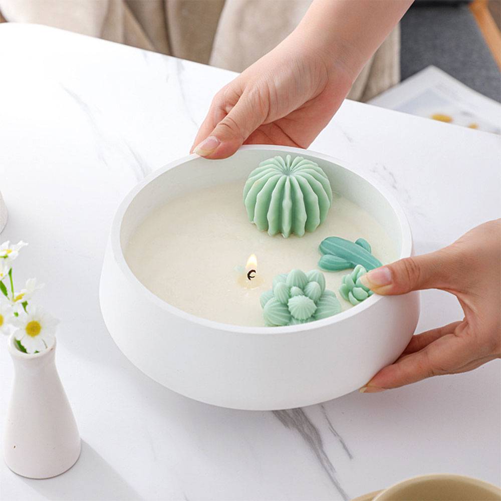 Potsticker Mold - Półkulista cementowa forma do świec DIY