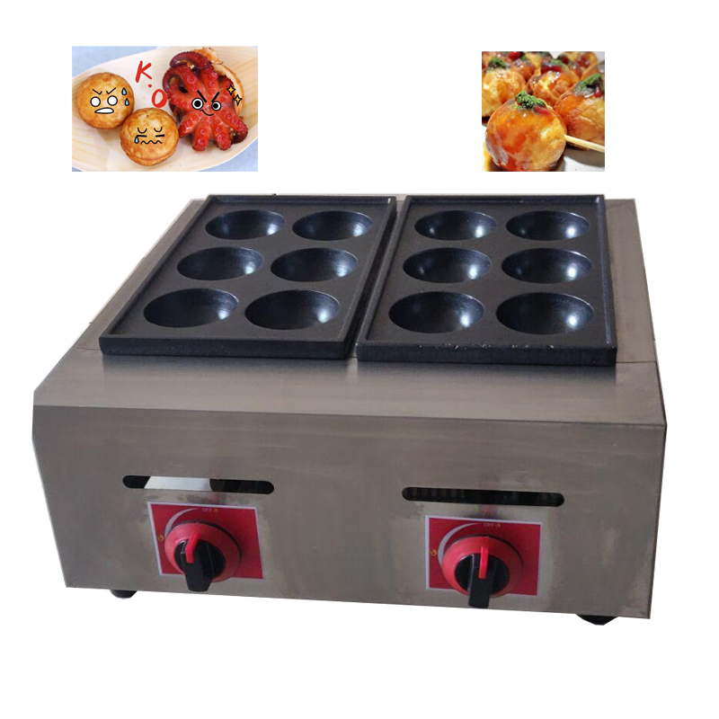 Takoyaki Grill Plate - Elektryczny/Gazowy grill do kulek rybnych, maszyna