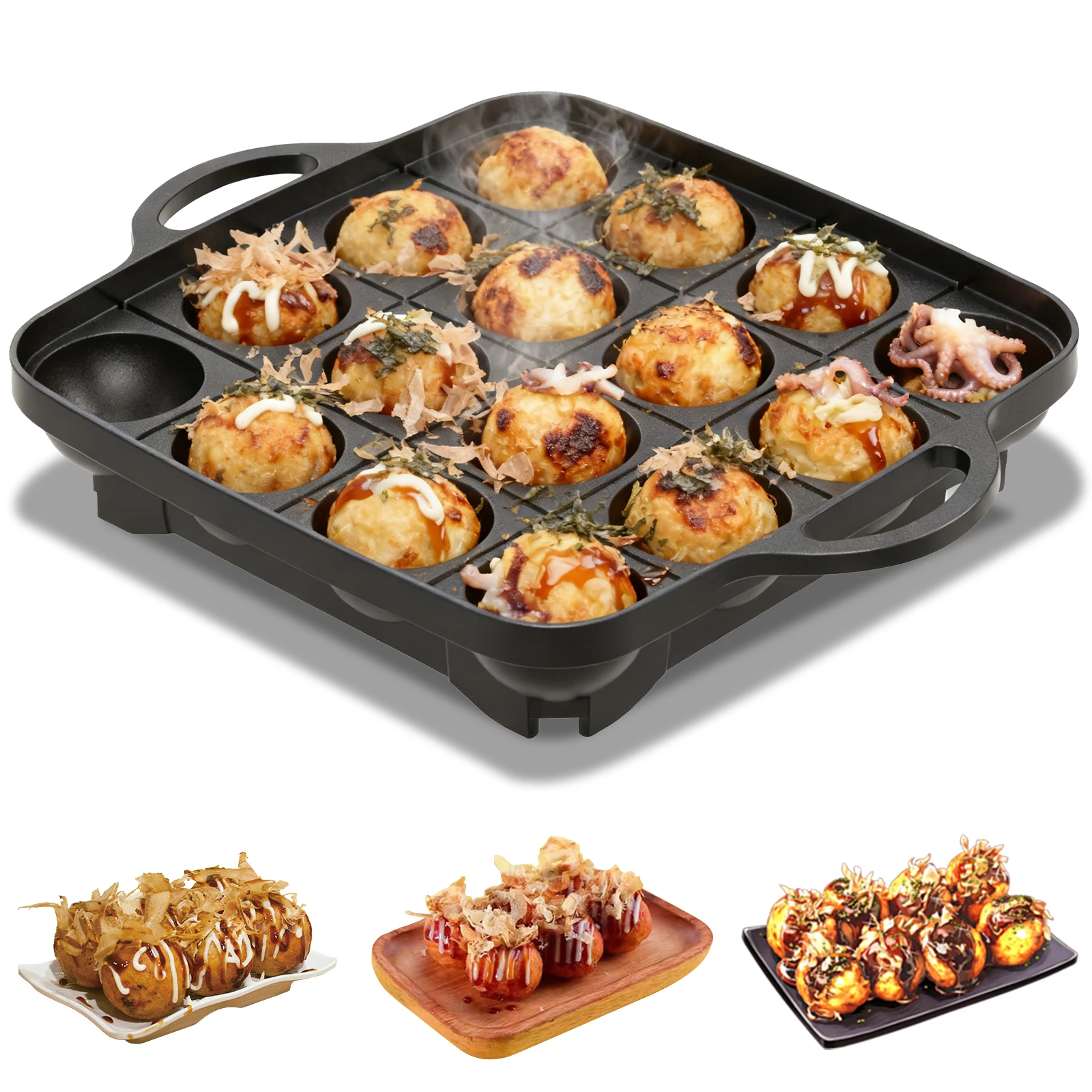 Forma do Takoyaki z 16 otworam – Takoyaki Grill Plate recenzja i cena